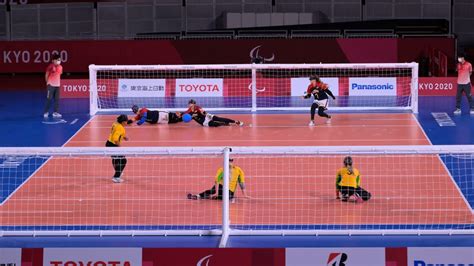 What is goalball, the sport in which Paralympians can throw a ball .